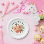 Fall Floral Brautparty Pappteller (Party)