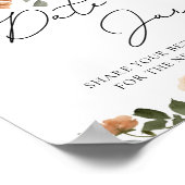 Fall Floral Bridal Date Night Ideas Date Jar Poster (Ecke)