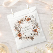 Fall Floral Cotgagecore Babydusche Geschenktütchen (Ausgeschnitten)