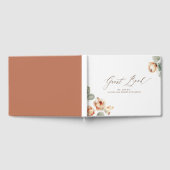 Fall Floral Elegant Wedding Gästebuch (Voll)