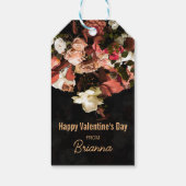 "Fall Floral Fantasy" Geschenkanhänger (Rückseite)