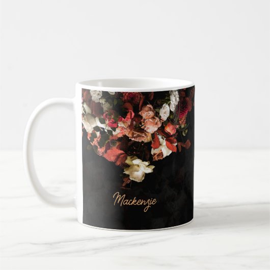 "Fall Floral Fantasy" Kaffeetasse (Links)