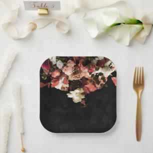 "Fall Floral Fantasy" Pappteller