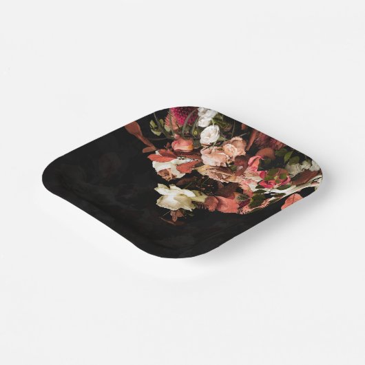 "Fall Floral Fantasy" Pappteller (Gewinkelt)