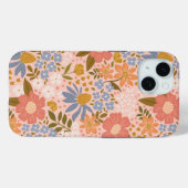 Fall Floral iPhone 15 Case-Mate iPhone Hülle (Rückseite (Horizontal))