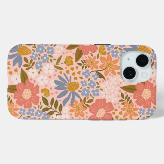 Fall Floral iPhone 15 Case-Mate iPhone Hülle (Rückseite (Horizontal))
