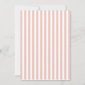 Fall Floral Little Pumpkin Baby Dusche Einladung (Rückseite)