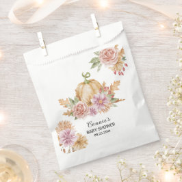 Fall Floral Little Pumpkin Baby Dusche Geschenktütchen