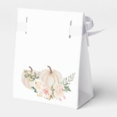 Fall Floral Little Pumpkin Vielen Dank Geschenkschachtel (Rückseite)