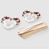 Fall Floral Marine Terracotta Cream Burgundi Lila Fächer (Non-assembled)