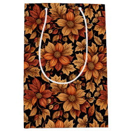 Fall Floral Mittlere Geschenktüte