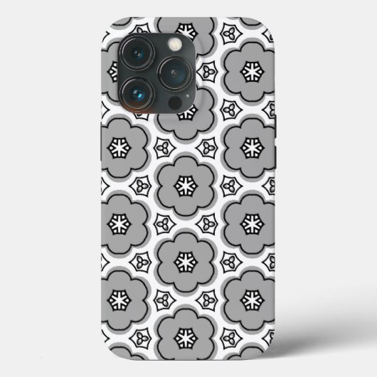 Fall Floral Muster Case-Mate iPhone Hülle (Rückseite)