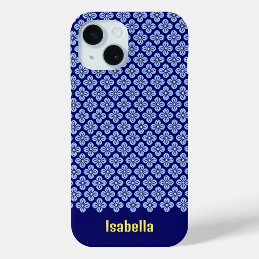 Fall Floral Muster Case-Mate iPhone Hülle (Rückseite)
