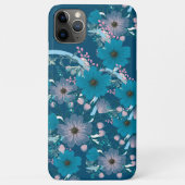 Fall Floral Muster Case-Mate iPhone Hülle (Rückseite)