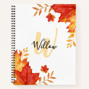 Fall Floral Notizblock
