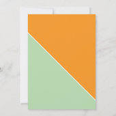 Fall Floral 'Off the Market' Bridal Shower  Einladung (Rückseite)