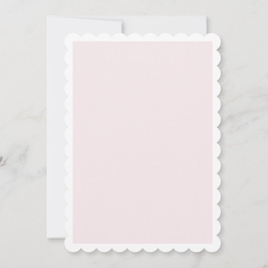 Fall Floral Pink Bow Fall in Liebe Babydusche Einladung (Rückseite)