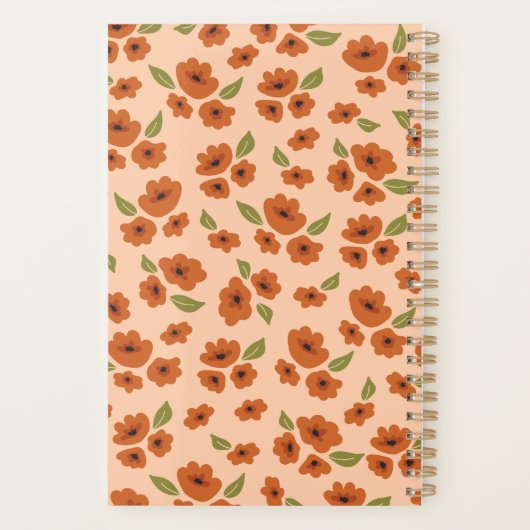 Fall Floral Planer (Rückseite)