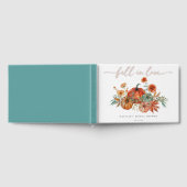 Fall Floral Pumpkin Brautparty Gästebuch (Voll)