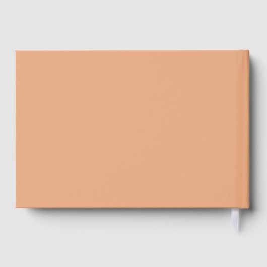 Fall Floral Pumpkin Brautparty Gästebuch (Rückseite)