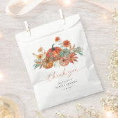 Fall Floral Pumpkin Brautparty Geschenktütchen (Ausgeschnitten)