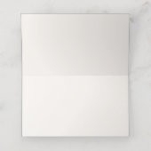 Fall Floral Pumpkin Erntedank Table Platzkarte (Innenseite Aufgefaltet)