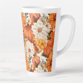 Fall Floral Pumpkin Milchtasse (Rechts)