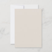 Fall Floral Pumpkin Rustikale Hochzeit RSVP Karte (Rückseite)