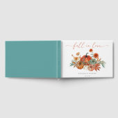 Fall Floral Pumpkin Wedding Gästebuch (Voll)