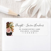 Fall Floral | Rücksendeadresse (Insitu)