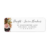 Fall Floral | Rücksendeadresse (Vorne)