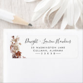 Fall Floral | Rücksendeadresse (Insitu)