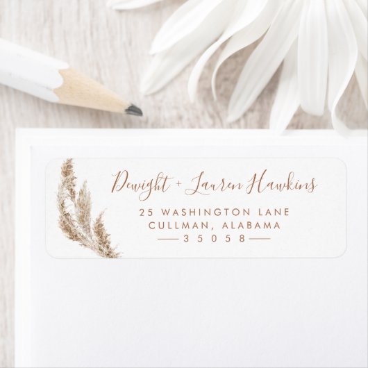 Fall Floral | Rücksendeadresse (Insitu)