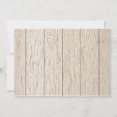 Fall Floral Rustic Bridal Dusche Einladungen (Rückseite)