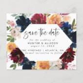 Fall Floral Save the Date (Vorderseite)