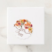 Fall Floral Swag Dusche Danke Geschenkanhänger (Beispiel)