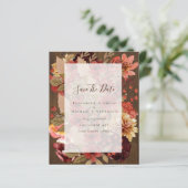 Fall Floral Wedding - Burgund Orange BUDGET (Stehend Vorderseite)