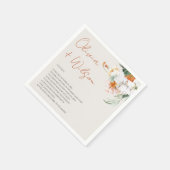 Fall Floral Wedding Fun Fakten über die Neugeboren Serviette (Ecke)