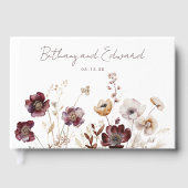 Fall Floral Wedding Gästebuch (Vorderseite)