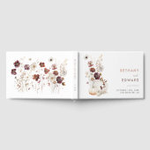 Fall Floral Wedding Gästebuch (Voll)