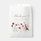 Fall Floral Wedding Geschenktütchen (Vorderseite)