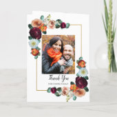 Fall Floral Wedlet Booklet Programm (Rückseite)