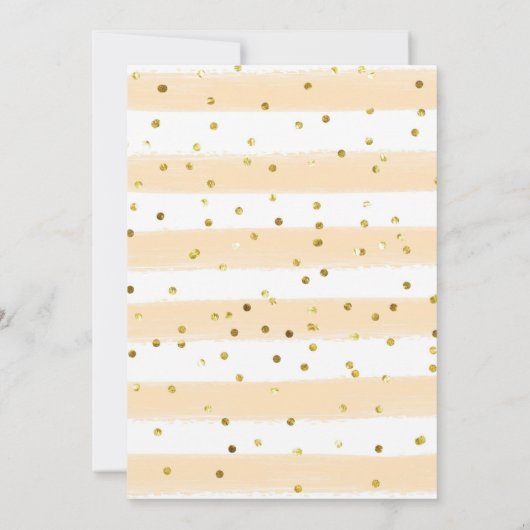 Fall Floral Woodland Babydusche Einladung (Rückseite)