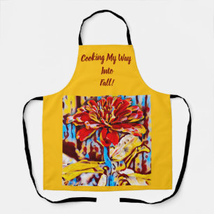 Fall Florale Schürze