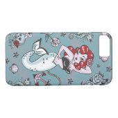 Fall Fluff Molly Mermaid iPhone 7 Case-Mate iPhone Hülle (Rückseite (Horizontal))