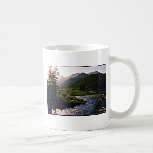 Fall-Fluss- Rocky Mountain Nationalpark Kaffeetasse (Rechts)