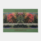 Fall Foliage an einem Marsch Personalisiert Fußmatte (Vorderseite)