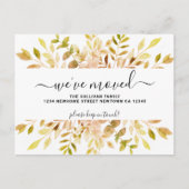 Fall Foliage Ankündigung Postkarte (Vorderseite)