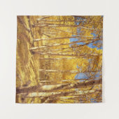Fall Foliage Aspen Forest Wandteppich (Vorderseite (Horizontal))