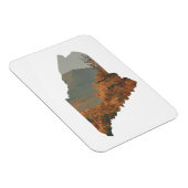 Fall Foliage auf Katahdin im Maine Magnet (Rechte Seite)